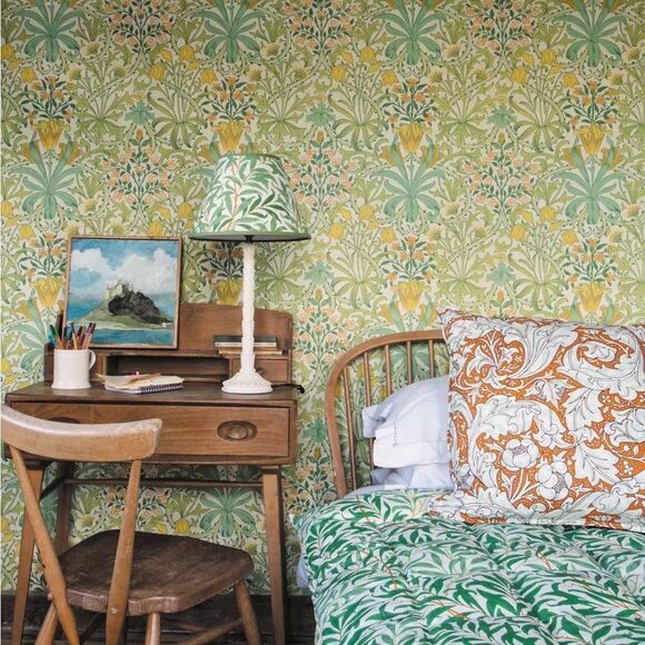 Anthropology morris and co retro Woodland weeds wallpaper 217100 - Picture 1 of 16